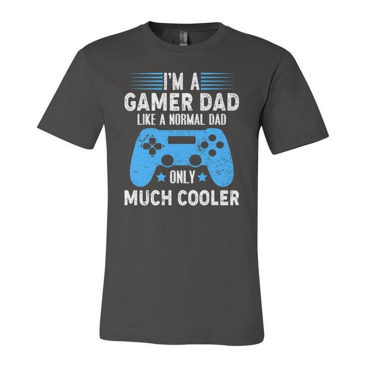 Im A Gaming Dad Video Gamer Geeks Daddy Gamer Dad Gaming Jersey T-Shirt