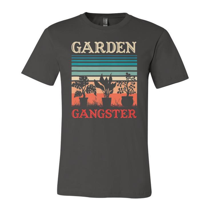 Garden Gangster Gardening Retro Vintage Jersey T-Shirt