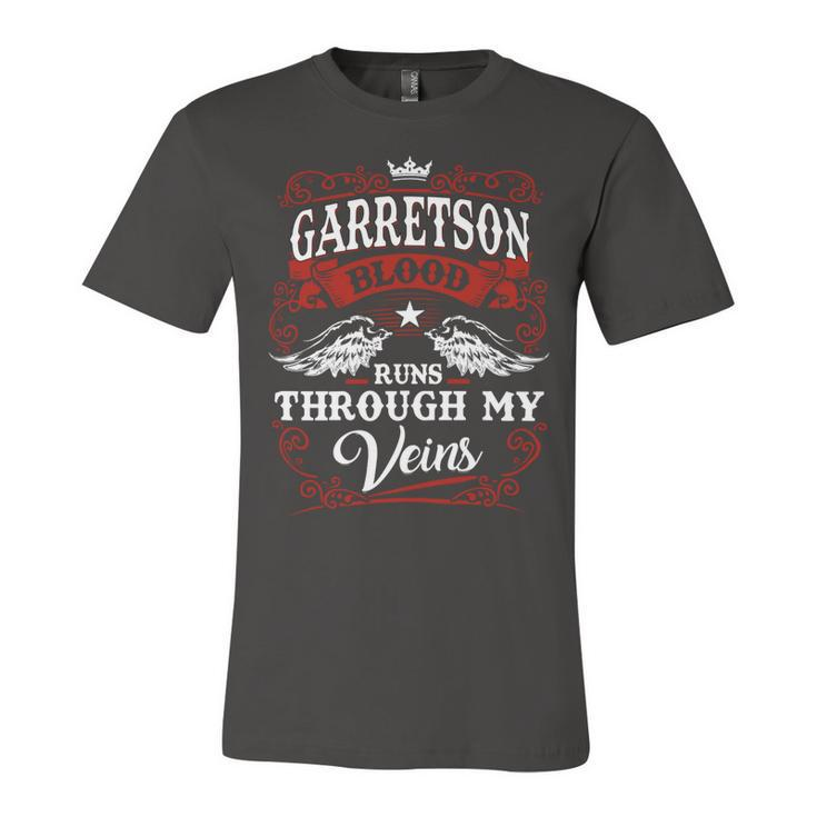 Garretson Name Shirt Garretson Family Name V2 Unisex Jersey Short Sleeve Crewneck Tshirt