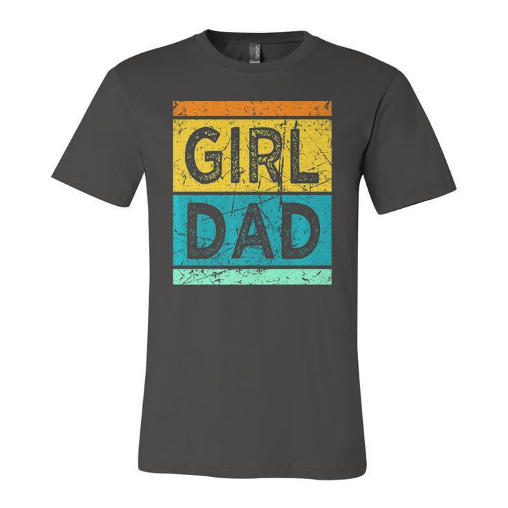 Girl Dad With Daughters For Jersey T-Shirt