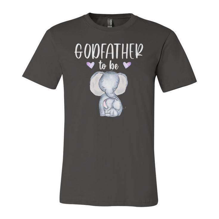 Godfather To Be Elephant Baby Shower Jersey T-Shirt