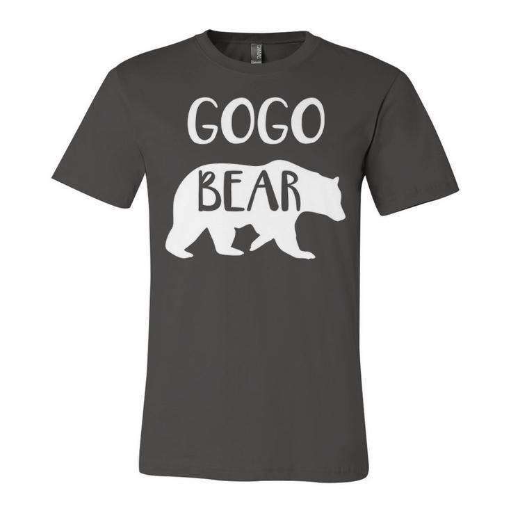Gogo Grandma Gift   Gogo Bear Unisex Jersey Short Sleeve Crewneck Tshirt