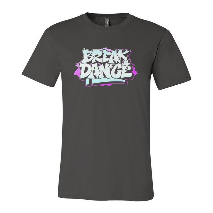 Graffiti Style Break Dancing Hip Hop Jersey T-Shirt
