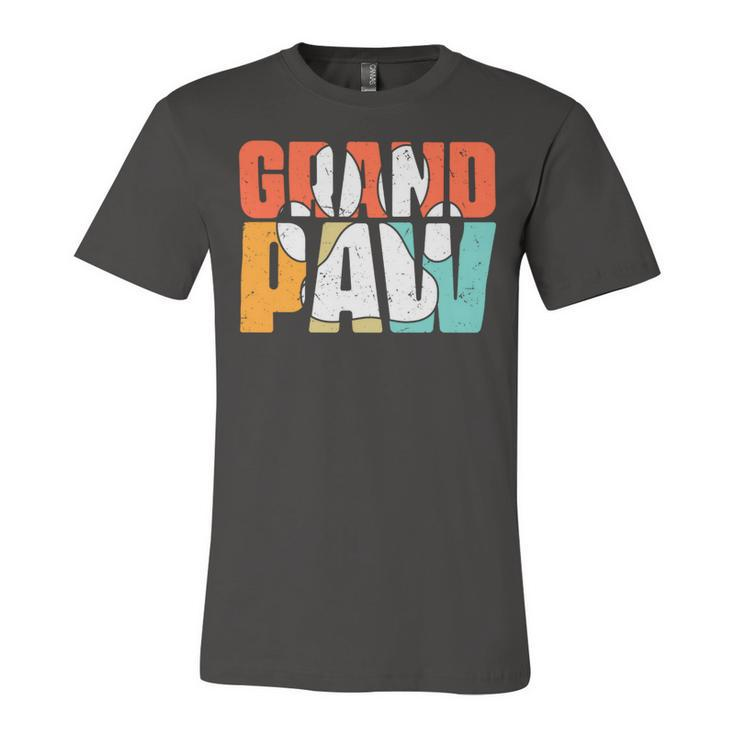 Grand Paw Dog Father Dog Dad Gift Unisex Jersey Short Sleeve Crewneck Tshirt
