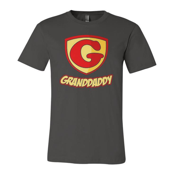 Granddaddy Superhero Boy Fathers Day Tee Jersey T-Shirt