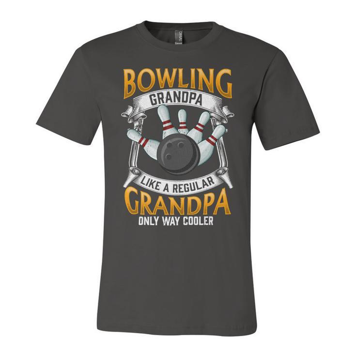 Grandfather Cool Grandad Bowler 416 Bowling Bowler Unisex Jersey Short Sleeve Crewneck Tshirt