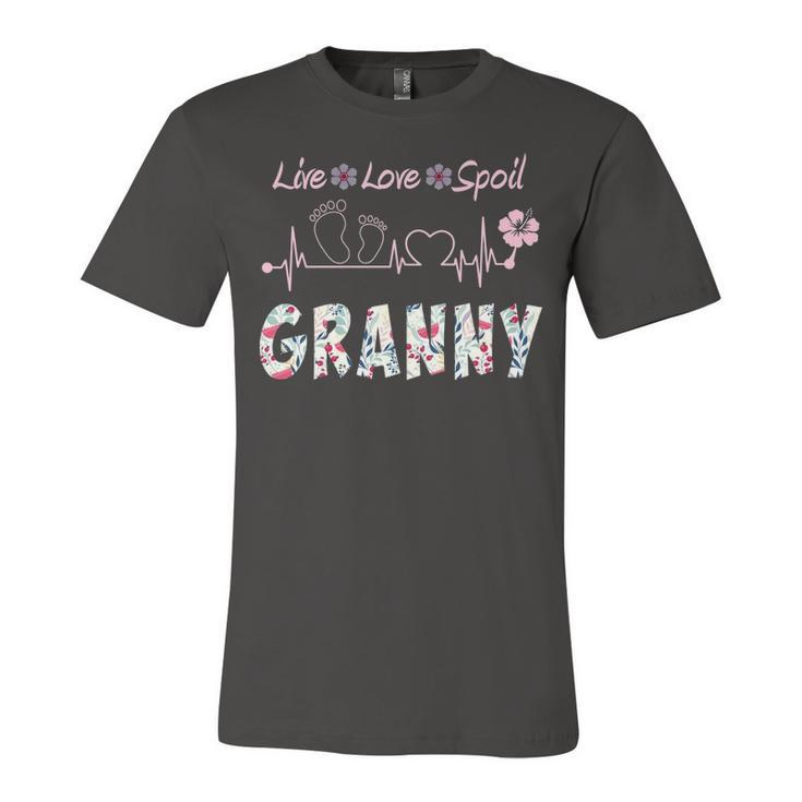 Granny Grandma Gift   Granny Live Love Spoil Unisex Jersey Short Sleeve Crewneck Tshirt