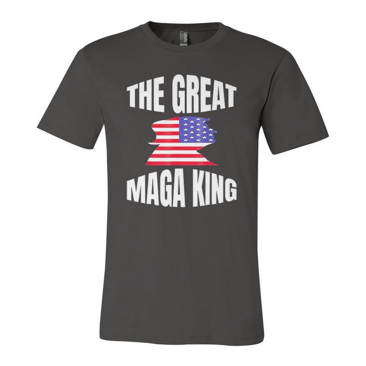 The Great Maga King Patriotic Donald Trump Jersey T-Shirt