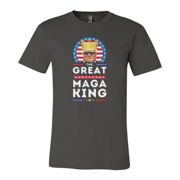 Great Maga King Trump Biden Political Ultra Mega Proud Jersey T-Shirt