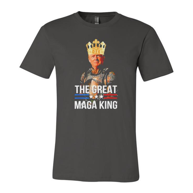 Great Maga King Trump Ultra Maga Crowd Anti Biden Ultra Maga Jersey T-Shirt