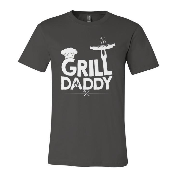 Grill Daddy Grill Father Grill Dad Fathers Day Jersey T-Shirt