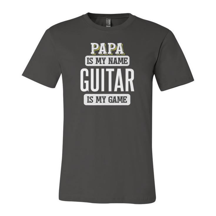 Guitar For Papa Fathers Day Jersey T-Shirt