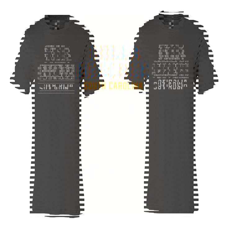 Gulla Geechee Culture South Carolina African Kente Pattern Jersey T-Shirt