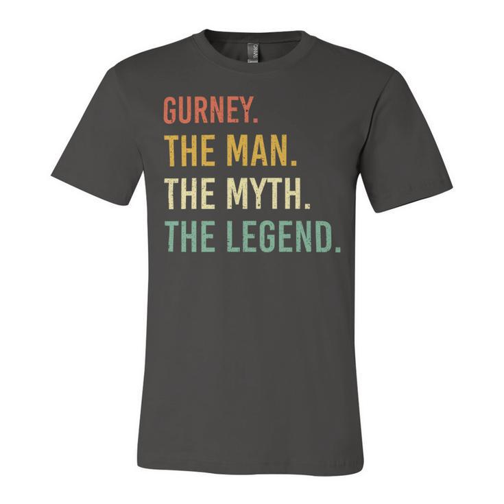 Gurney Name Shirt Gurney Family Name Unisex Jersey Short Sleeve Crewneck Tshirt