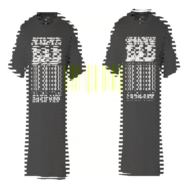 Gymnastics Dad Scan For Payment Tumbling Jersey T-Shirt