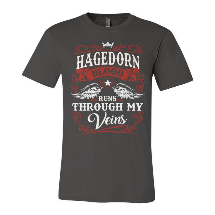 Hagedorn Name Shirt Hagedorn Family Name V3 Unisex Jersey Short Sleeve Crewneck Tshirt