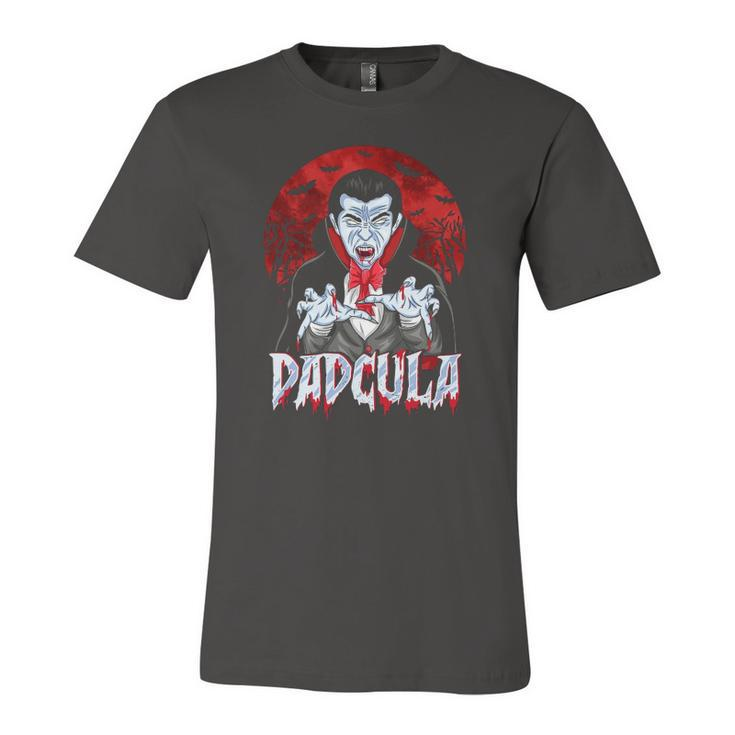 Halloween Dad Dracula Costume Dadcula Jersey T-Shirt