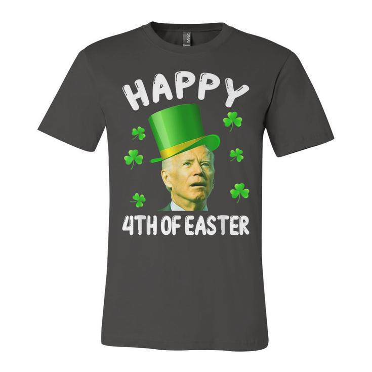 Happy 4Th Of Easter Funny Biden St Patricks Day  Unisex Jersey Short Sleeve Crewneck Tshirt