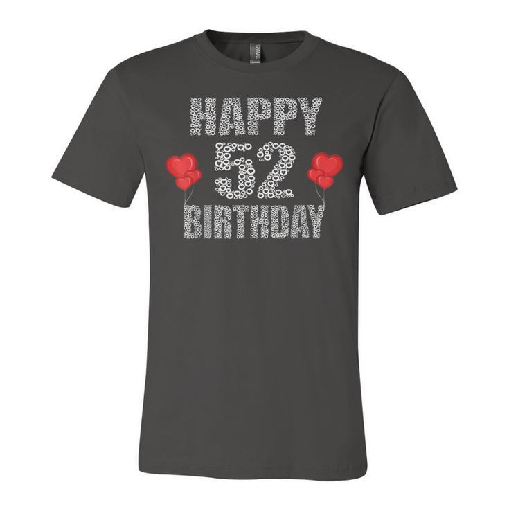 Happy 52Nd Birthday Idea For Mom And Dad 52 Years Old  Unisex Jersey Short Sleeve Crewneck Tshirt