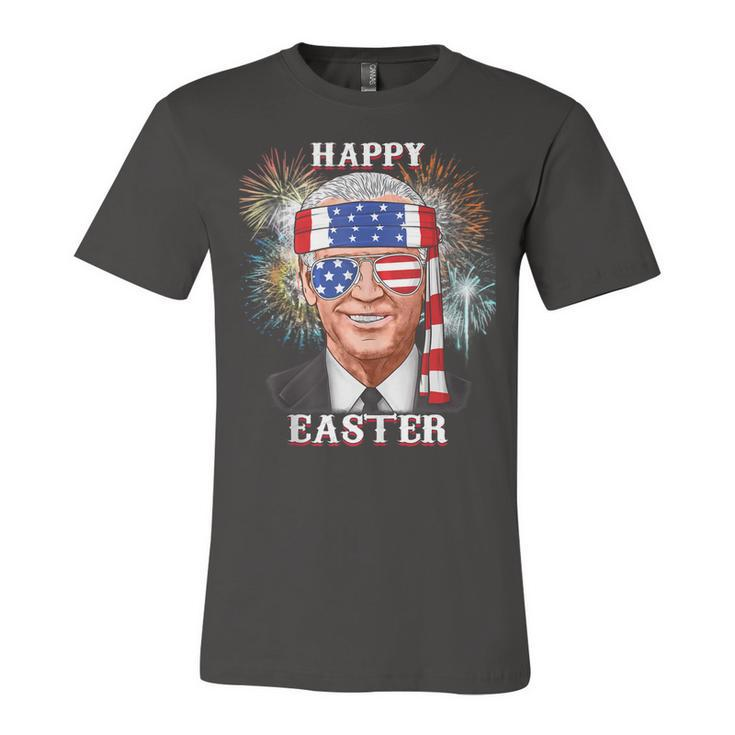Happy Easter Confused Joe Biden 4Th Of July Funny  Unisex Jersey Short Sleeve Crewneck Tshirt