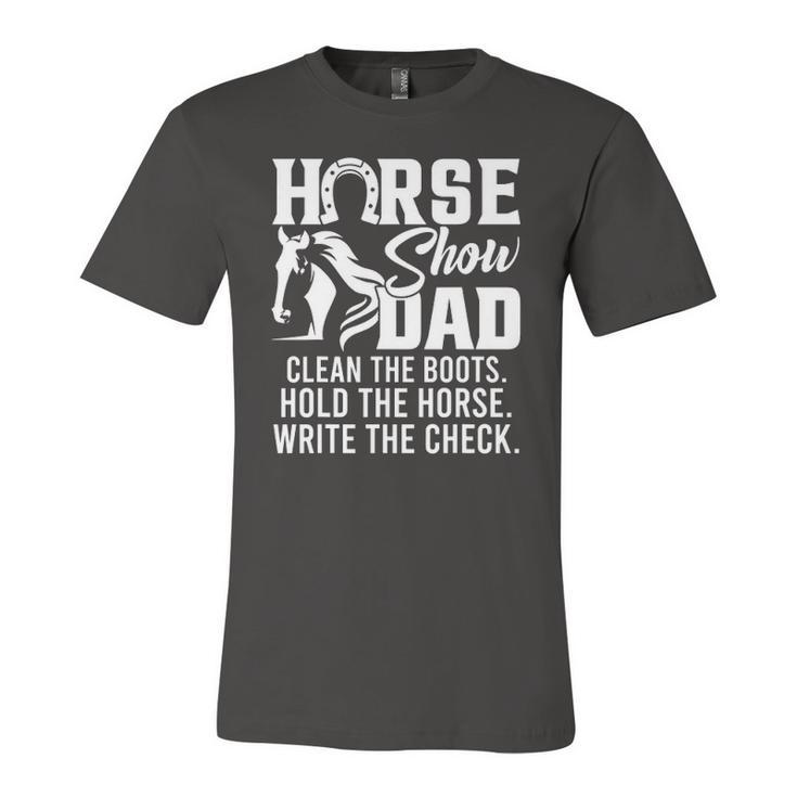 Horse Show Dad Horse Horse Dad Jersey T-Shirt