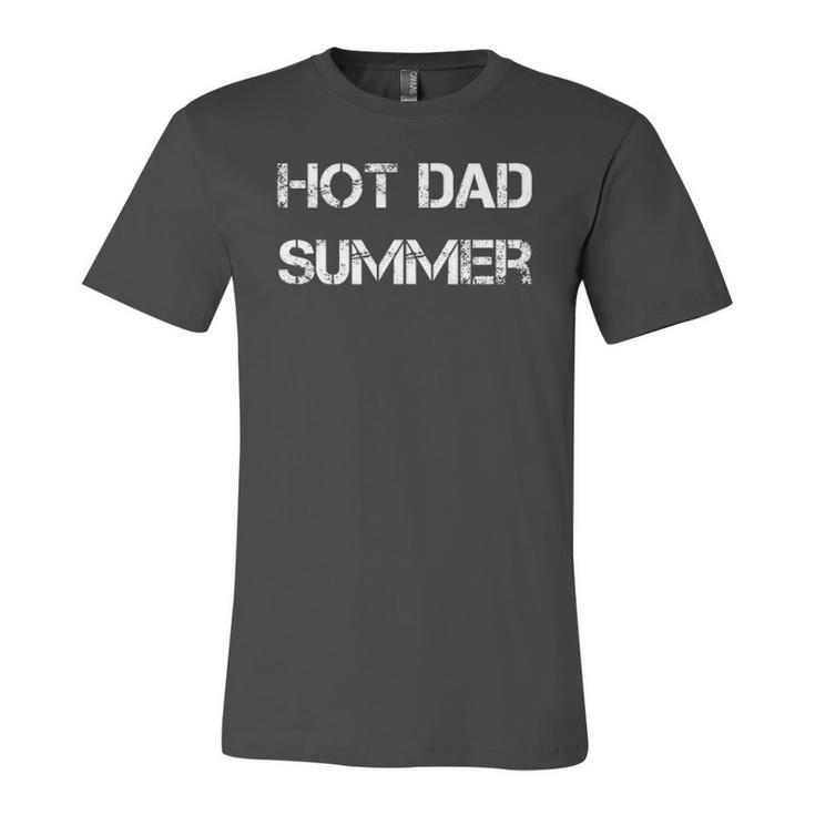 Hot Dad Summer Fathers Day Summertime Vacation Trip Jersey T-Shirt