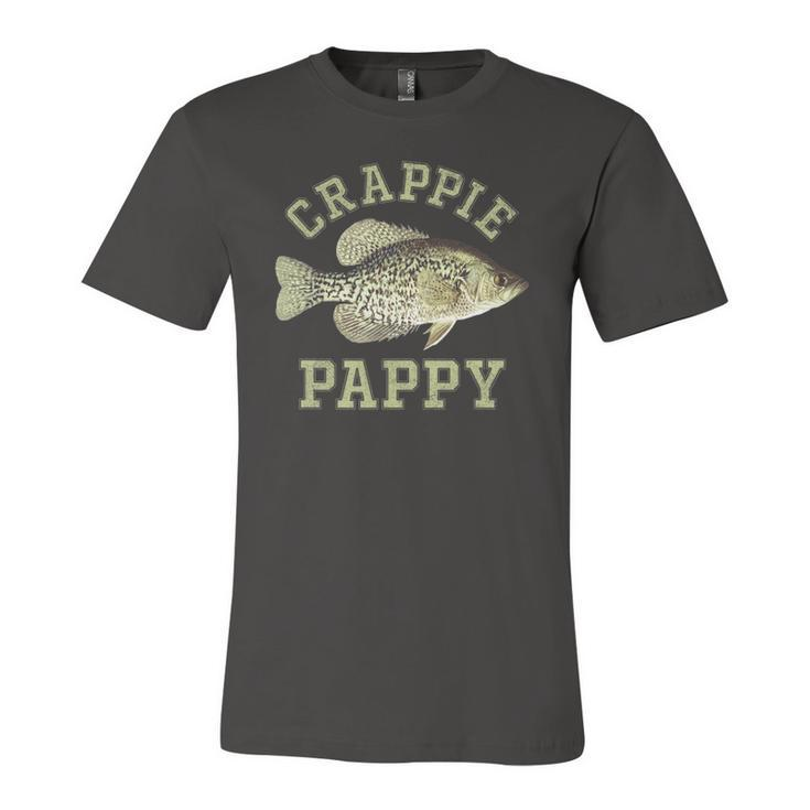 Ice Fishing Crappie Pappy Jersey T-Shirt