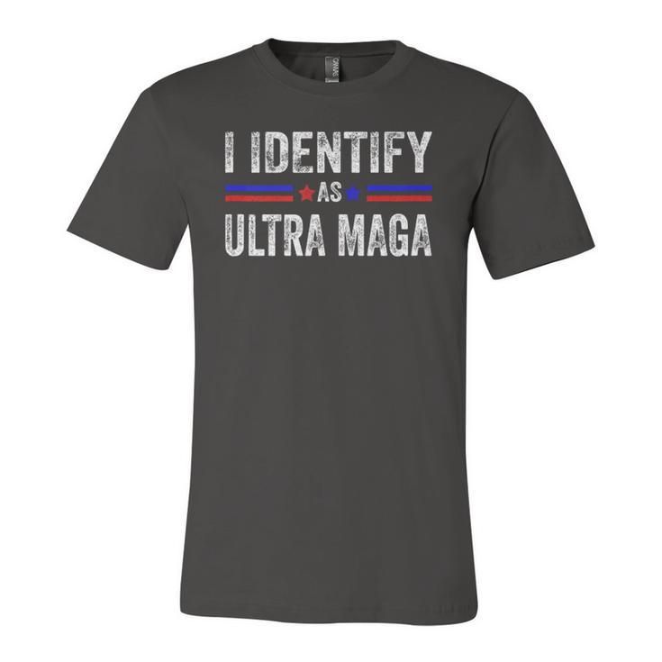 I Identify As Ultra Maga Support The Great Maga King 2024 Jersey T-Shirt