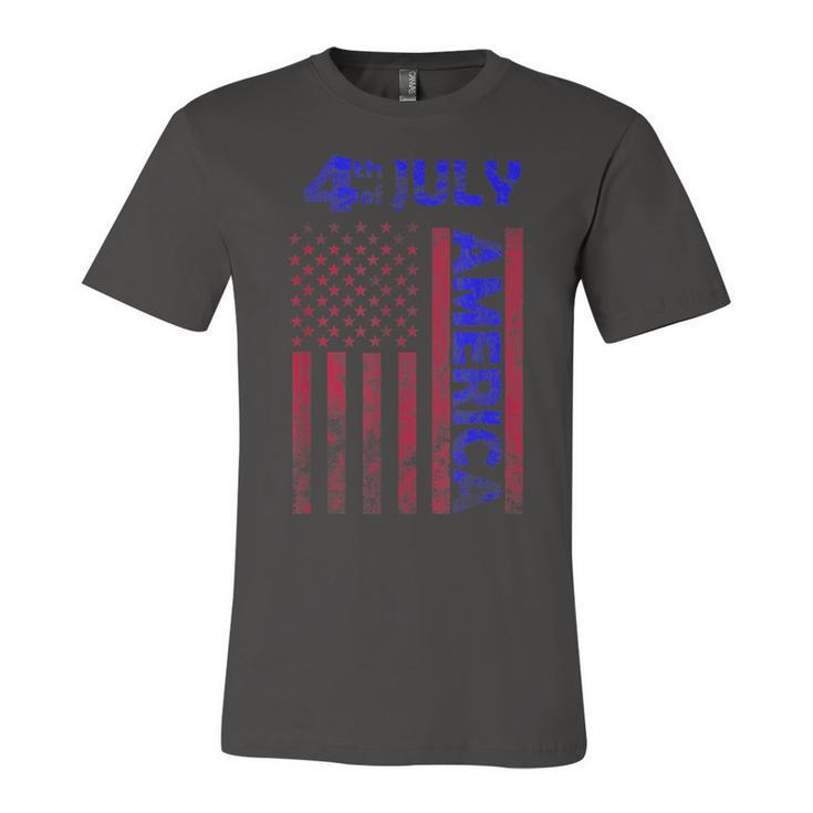Independence Day Usa America Flag 4Th Of July Happy Funny  Unisex Jersey Short Sleeve Crewneck Tshirt