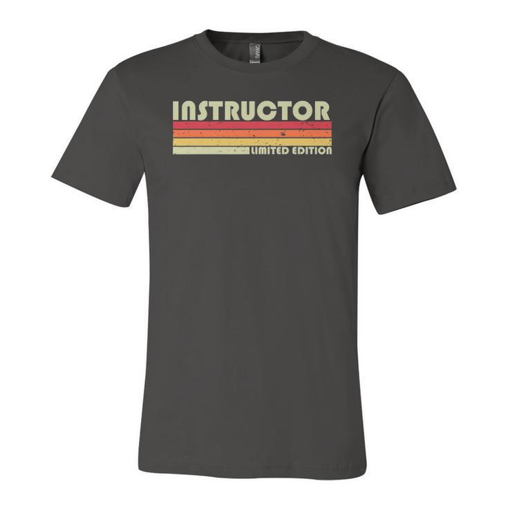 Instructor Job Title Professional Worker Idea Jersey T-Shirt
