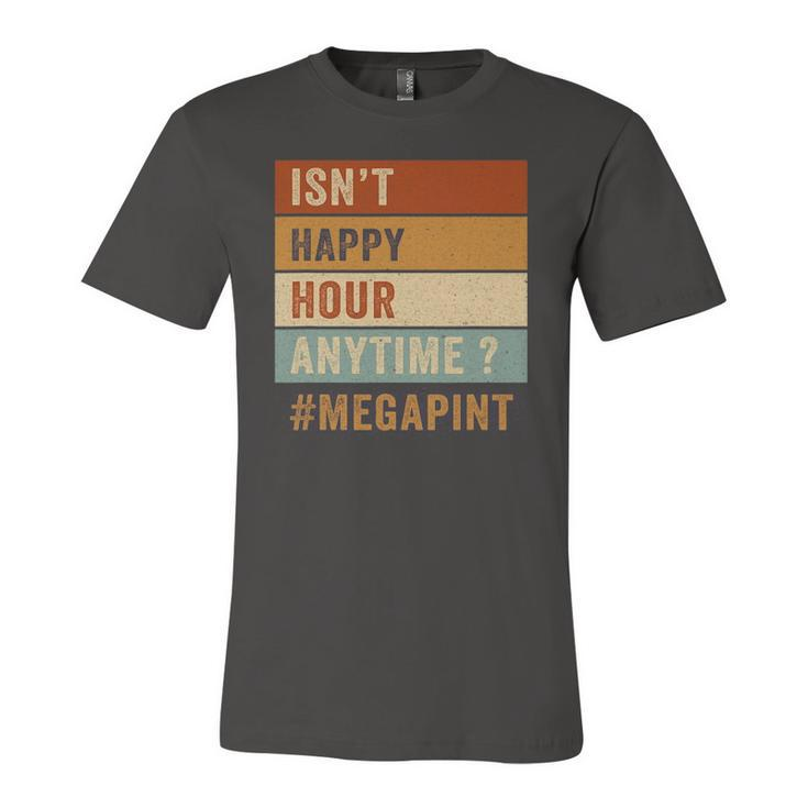 Isnt Happy Hour Anytime Trendy Retro Jersey T-Shirt