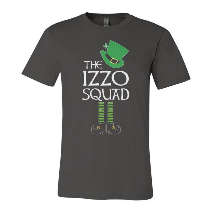 Izzo Name Gift   The Izzo Squad Leprechaun Unisex Jersey Short Sleeve Crewneck Tshirt