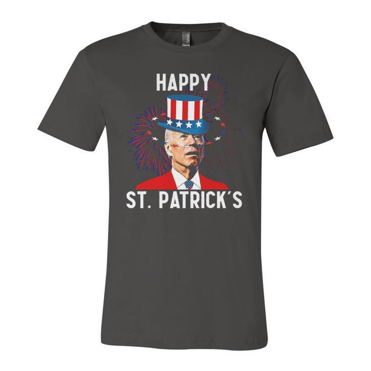 Joe Biden Confused St Patricks Day For Fourth Of July Jersey T-Shirt