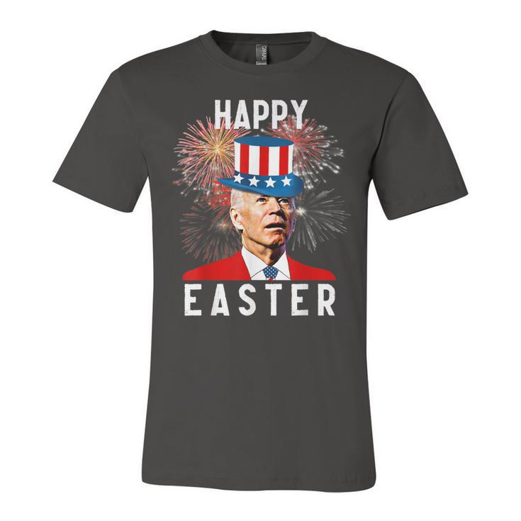 Joe Biden Happy Easter For Funny 4Th Of July  Unisex Jersey Short Sleeve Crewneck Tshirt