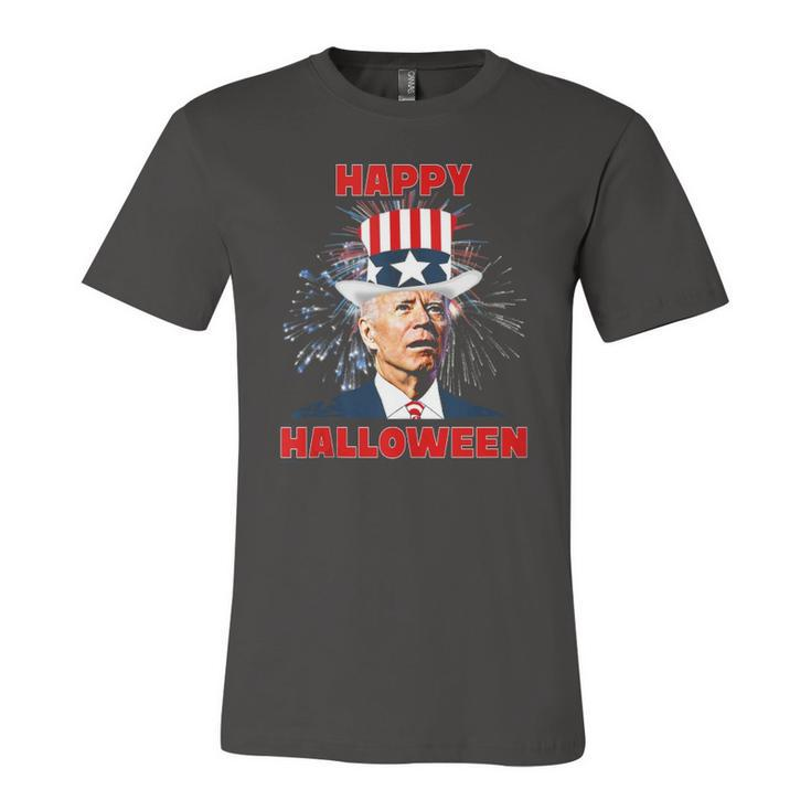 Joe Biden Happy Halloween For Fourth Of July Jersey T-Shirt
