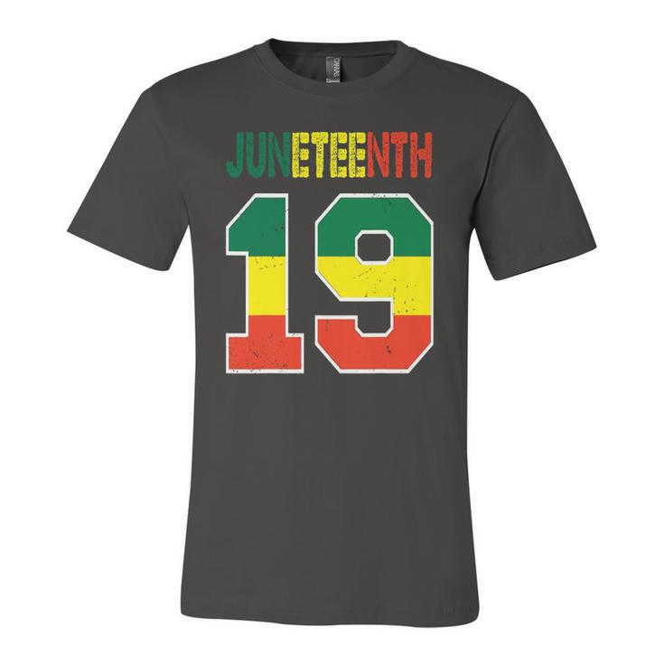 Juneteenth African American 19Th June Jersey T-Shirt
