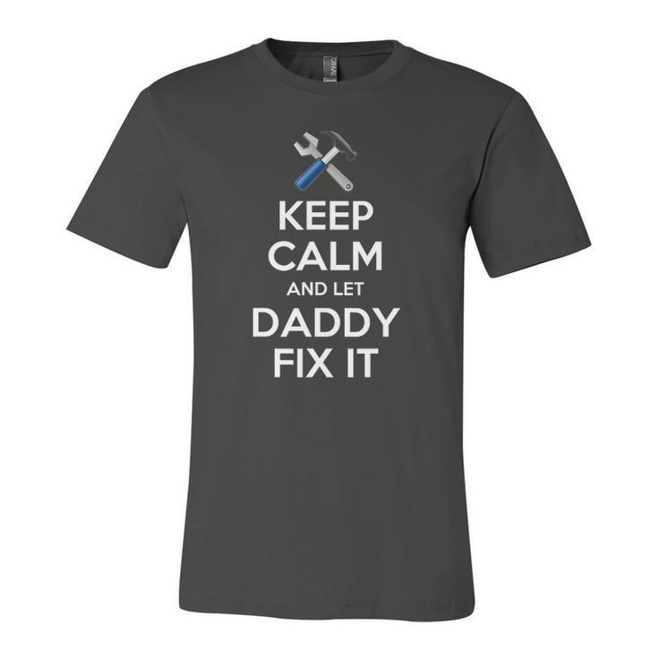 Keep Calm And Let Daddy Fix It Christmas Jersey T-Shirt