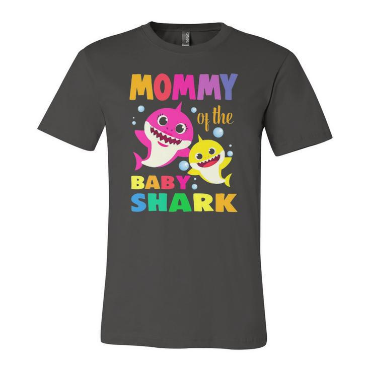 Kids Mommy Of The Birthday Shark Mom Matching Jersey T-Shirt