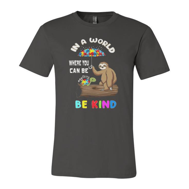 Be Kind Anti Bullying Unity Day Kindness Autism Teacher Jersey T-Shirt