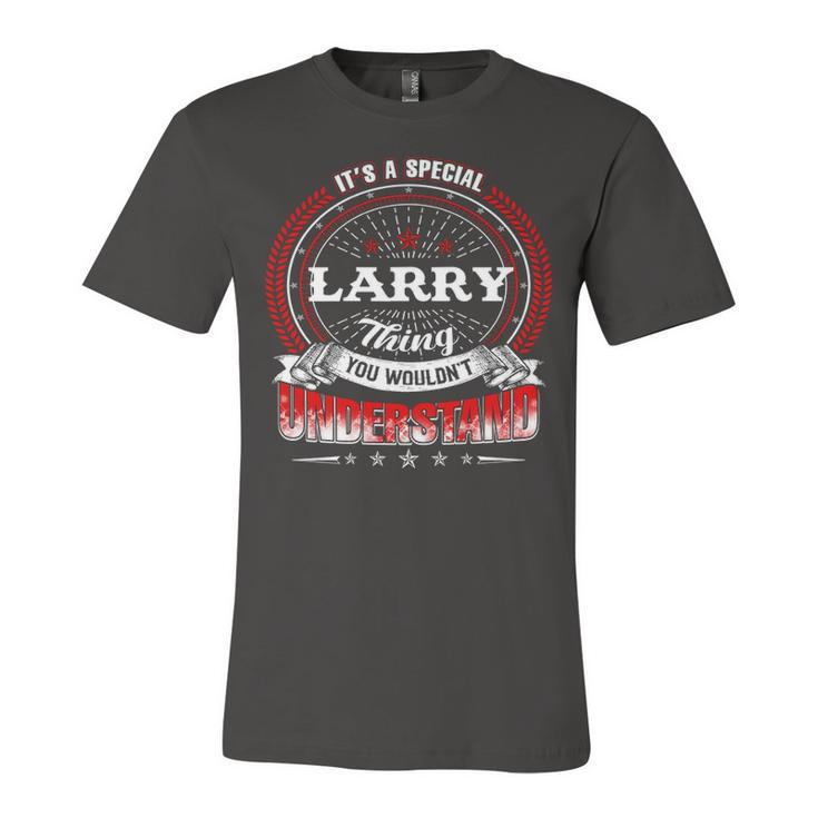 Larry Shirt Family Crest Larry T Shirt Larry Clothing Larry Tshirt Larry Tshirt Gifts For The Larry  Unisex Jersey Short Sleeve Crewneck Tshirt