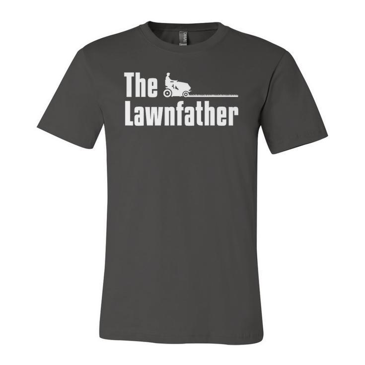 The Lawnfather Lawn Mowing Gardening Gardener Jersey T-Shirt