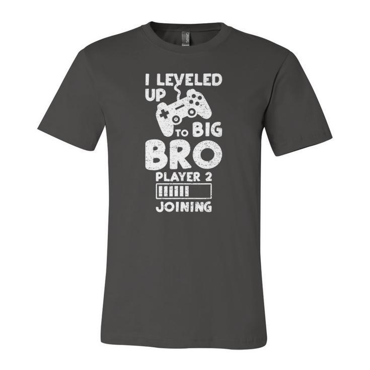 I Leveled Up To Big Bro Player 2 Joining Gaming Jersey T-Shirt