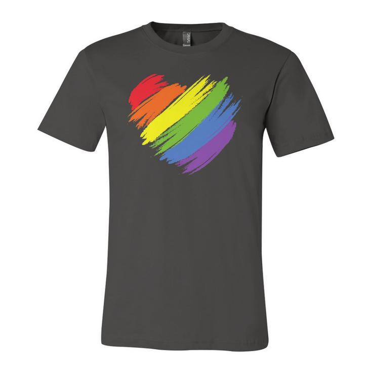 Lgbt Gay Pride Flag Gay Pride 2022 Heart Lgbt Jersey T-Shirt