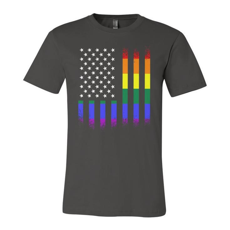 Lgbt Lgbtq Pride Month4th Of July Flag Kid Jersey T-Shirt