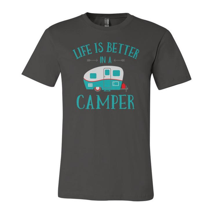 Life Is Better In A Camper Rv Camping Jersey T-Shirt