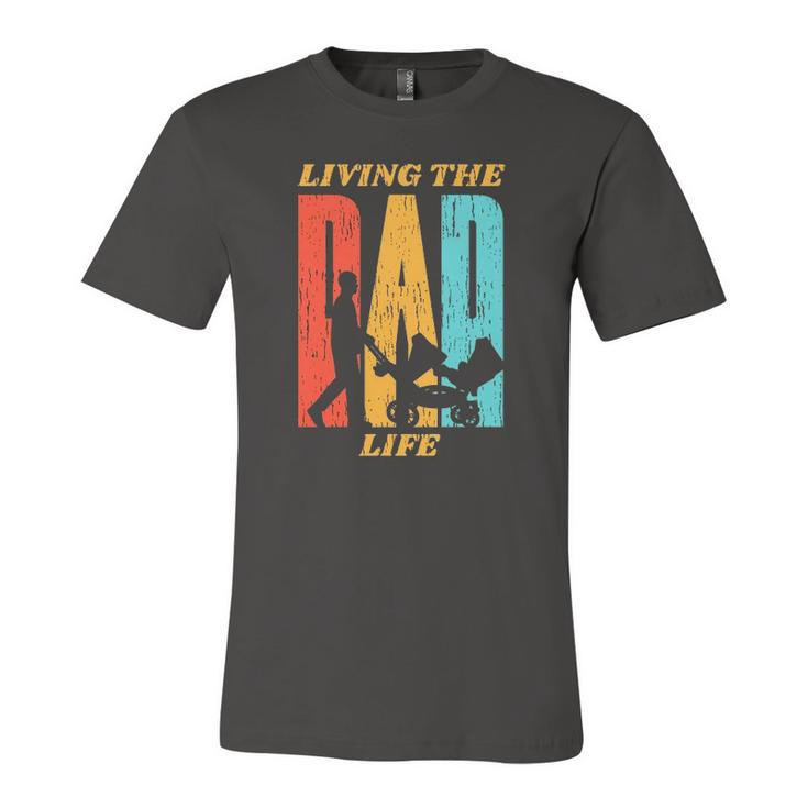 Living The Dad Life Retro Jersey T-Shirt