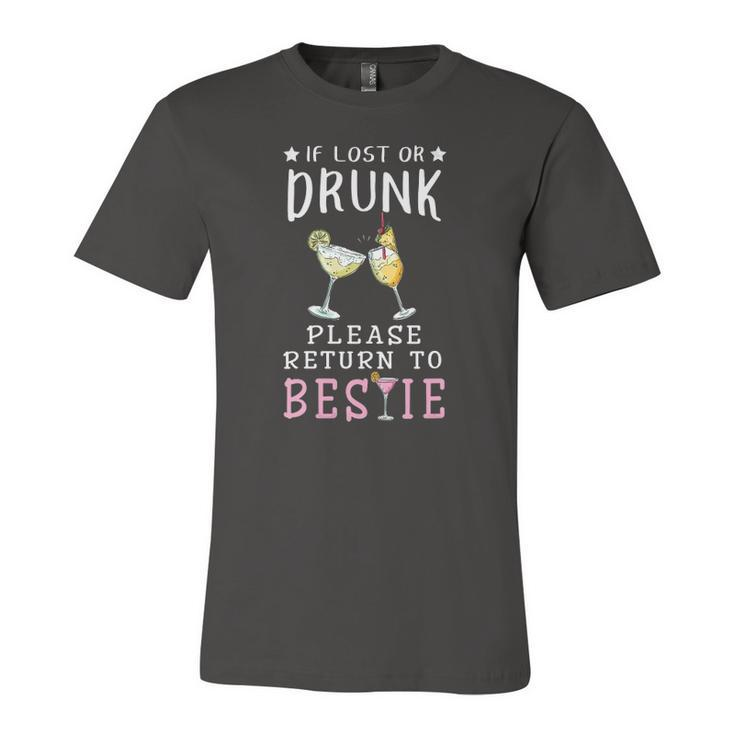 If Lost Or Drunk Please Return To Bestie Matching Jersey T-Shirt
