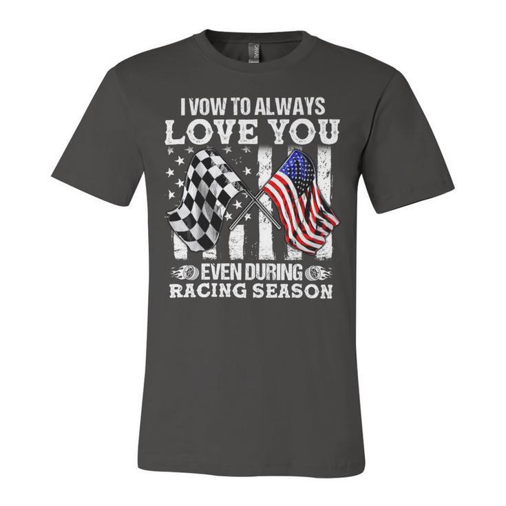 Love You During Racing Season Unisex Jersey Short Sleeve Crewneck Tshirt