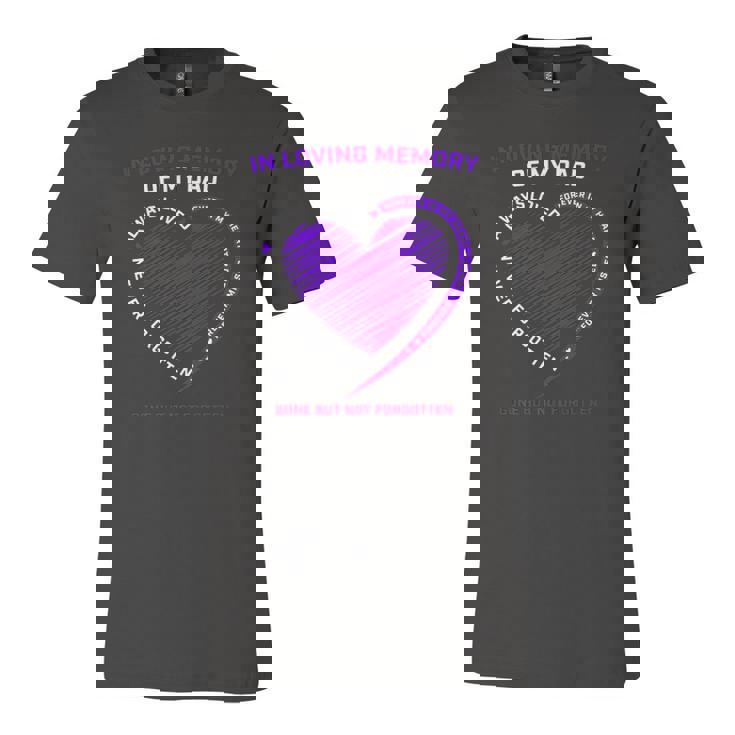 In Loving Memory S Dad Father Daddy Heaven In Memory Jersey T-Shirt