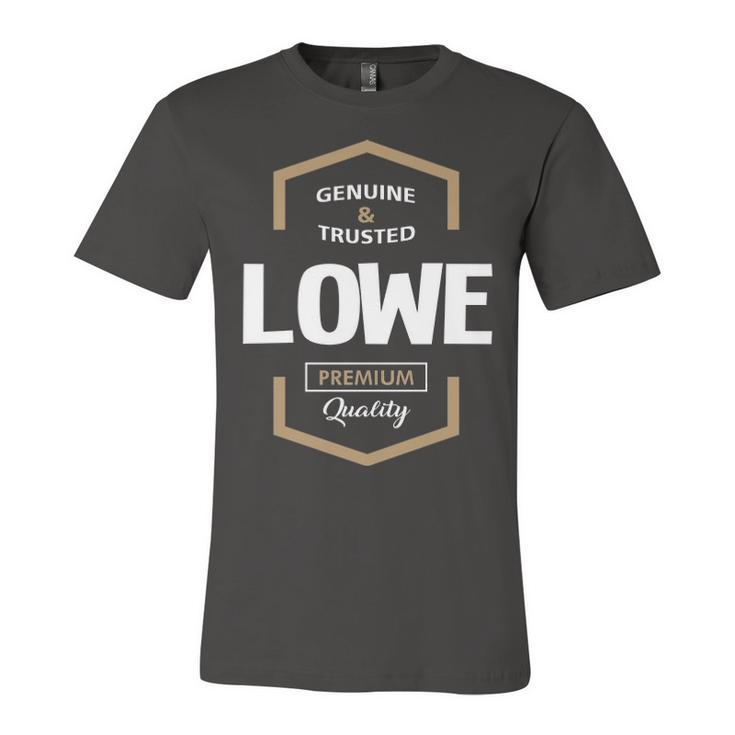 Lowe Name Gift   Lowe Premium Quality Unisex Jersey Short Sleeve Crewneck Tshirt